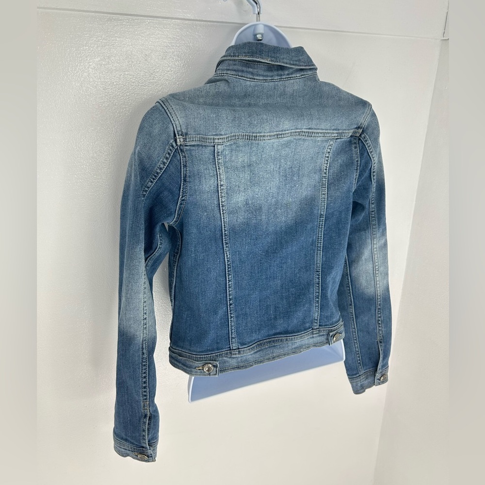 KanCan Los Angeles Denim Button Front Jean Jacket‎ Small Trucker KC7041/J-396 - Picture 8 of 13